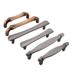 Gold Zinc Cabinet Drawer Pulls Handles Furniture Hardware for Kitchen Cupboard Bedroom Office Living Room Villa Use