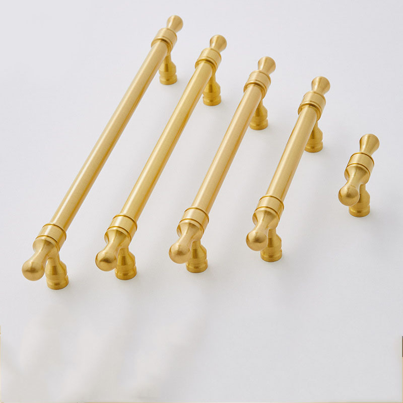 New design furniture handle Brass single hole handle European style cupboard and wardrobe door handle