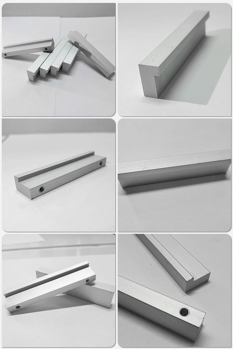 Aluminum alloy 7-shaped handle home improvement hardware drawer cabinet door handle cabinet shoe cabinet wardrobe handle