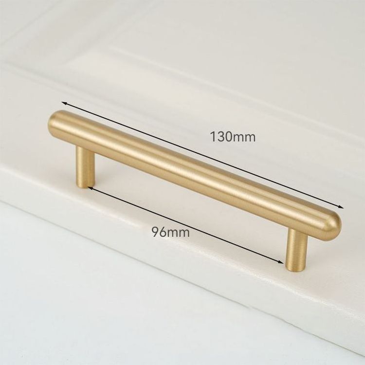 Luxury Brushed Solid Brass Bronze Gold Kitchen Cabinet Handles Pull t Shape Furniture Hardware Drawer Handle Knobs