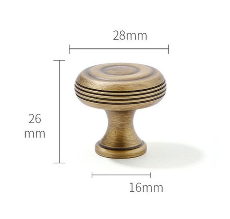 Antique Furniture Old Bronze Cabinet Door Handles Knobs Brass Brushed Bronze Drawer Pulls Handles