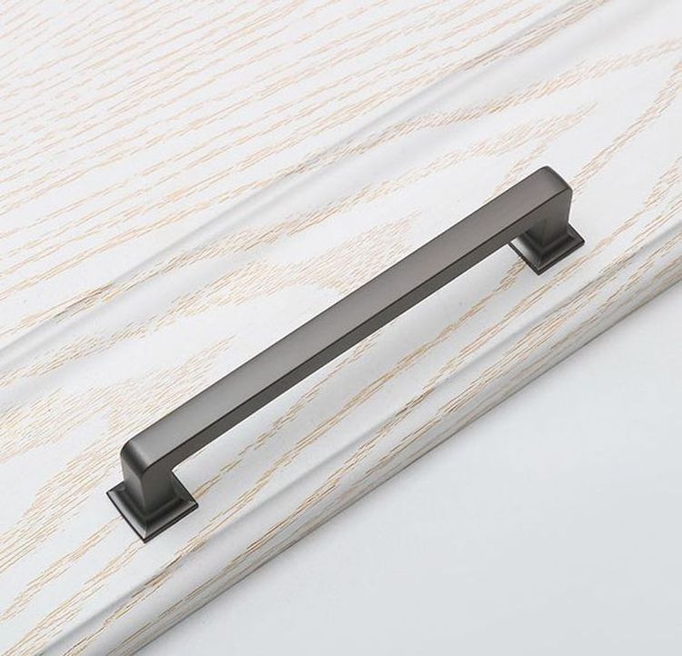 Modern Zinc Alloy Brushed Gold Furniture Pulls Handle Polished Nickel Handle Cabinet Pulls Knobs