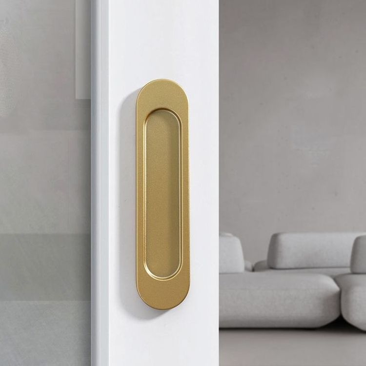 Punch-free sliding door self-adhesive handle window glass kitchen door sliding door handle double-sided adhesive paste