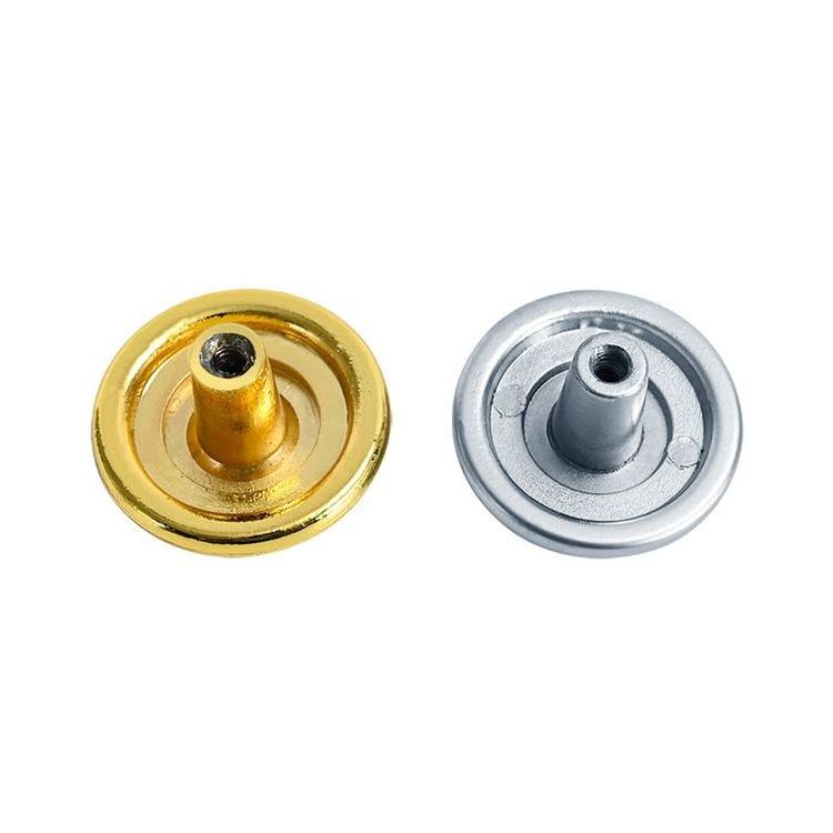 Furniture Simple Zinc Alloy Single Hole Round Small Handle Knob Gold Silver Drawer Knob Pulls