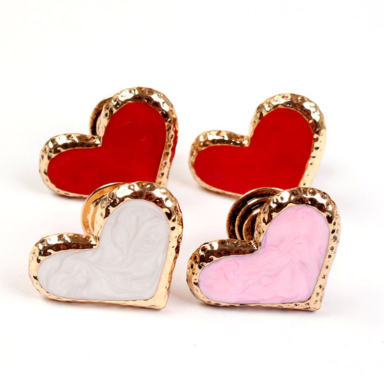 Manufacturer New Design Furniture Hardware Cute Heart Shape Decoration Cabinet Drawer Door Handle Knobs