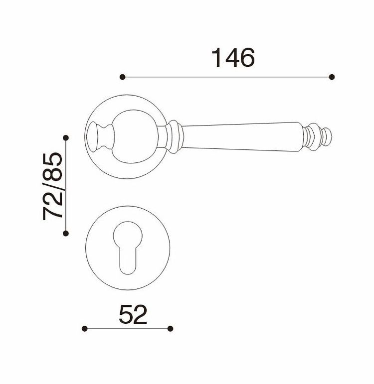 brass gold split door lock magnetic silent silver indoor light luxury bright chrome bedroom door handle