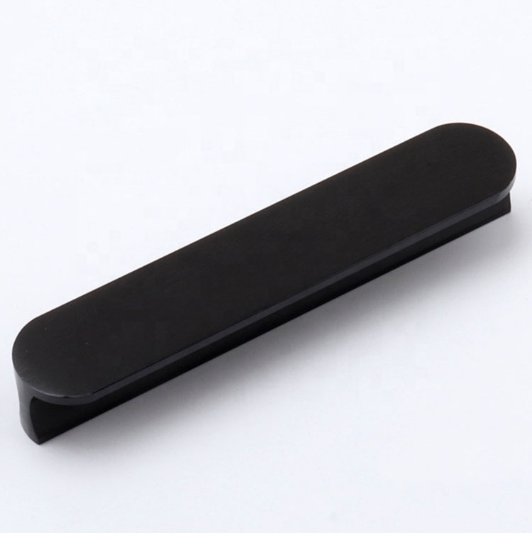 Cabinet Knobs Kitchen Cabinet Drawer Pull Handle Profile Matt Black 96mm