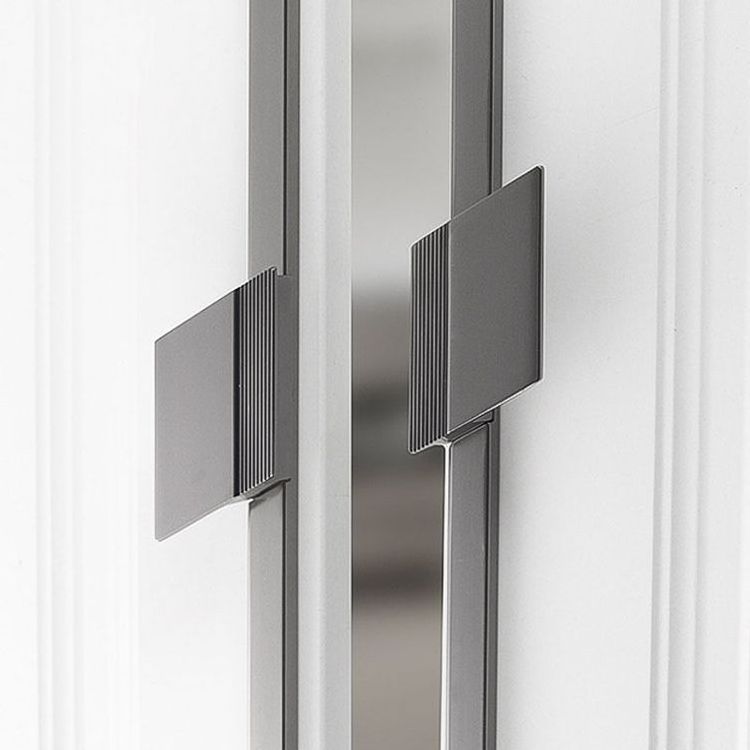 Modern minimalist aluminum alloy bathroom cabinet handle wardrobe sliding door handle bathroom cabinet door handle