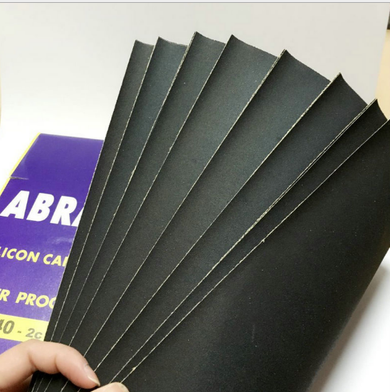 Silicon Carbide Aluminium Oxide Waterproof Abrasive Sandpaper Emery Paper Abrasive Paper for wood polishing