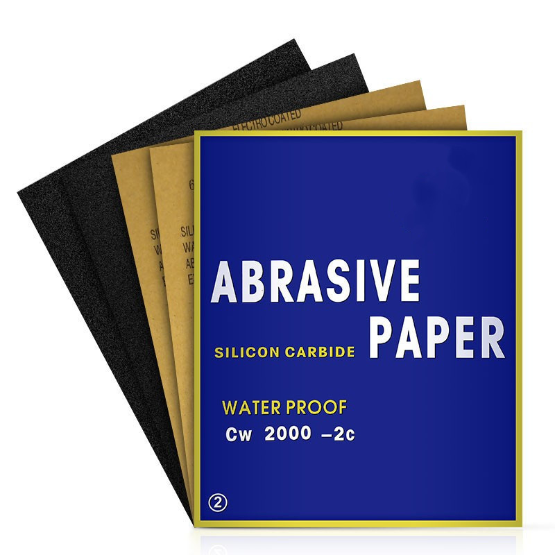 Silicon Carbide Aluminium Oxide Waterproof Abrasive Sandpaper Emery Paper Abrasive Paper for wood polishing