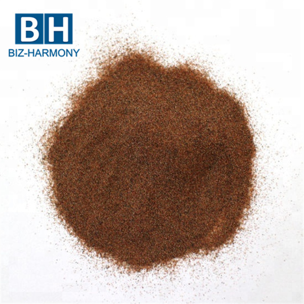 China Hot Sale Red Raw Rough Industrial Abrasive Sand Garnet for water jet cutting  and blasting