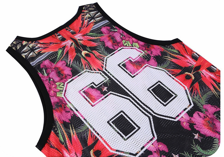 No MOQ Custom logo Fashion Polyester sports vest Quick Dry sublimation print singlets Running men's Tank Top