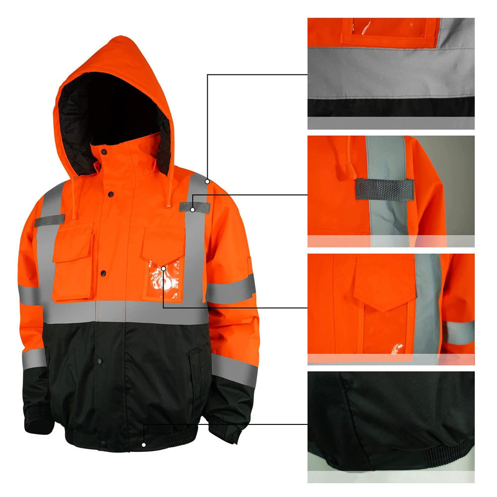 Safety Jacket Construction Reflective Clothes Environmental Safety Reflective jacket