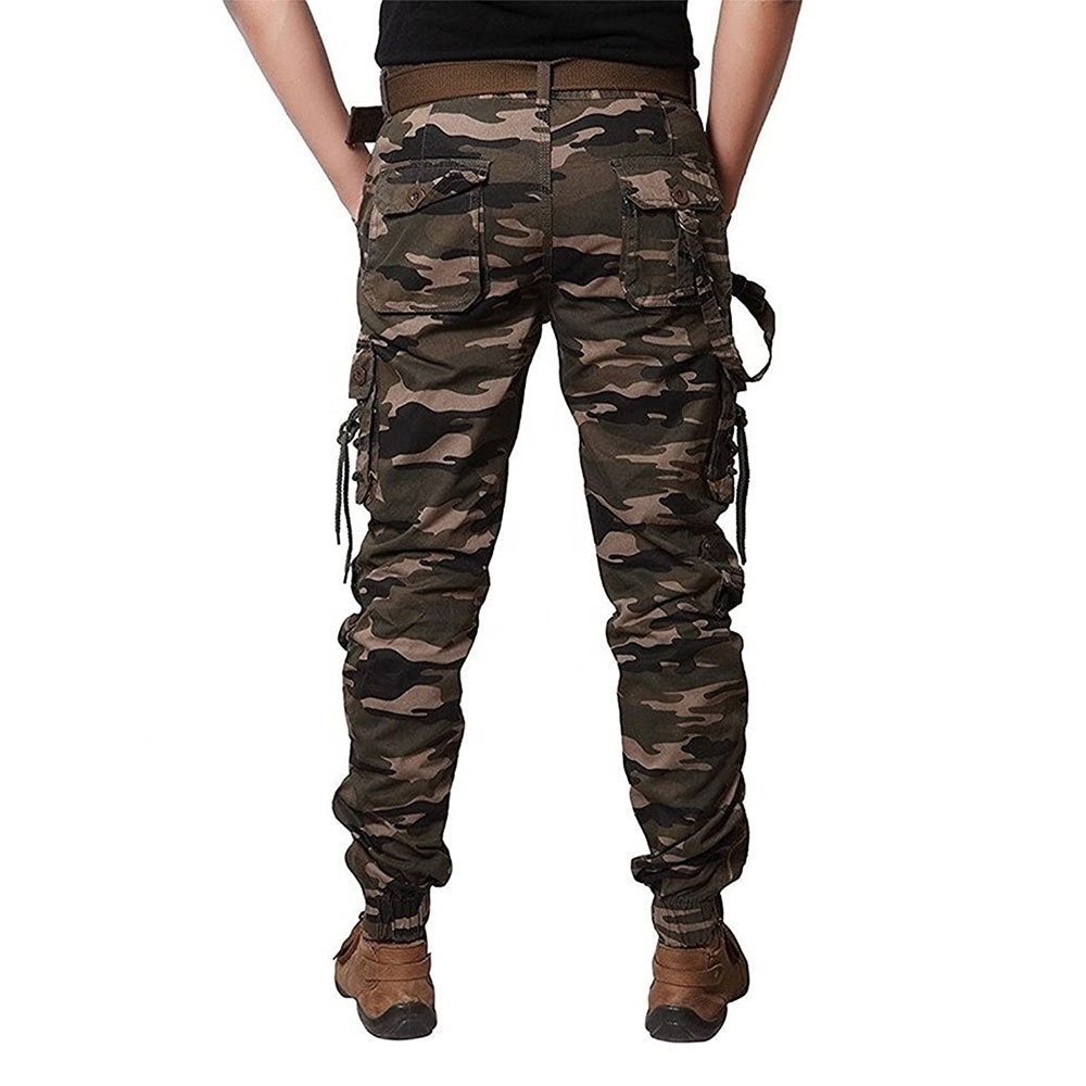 Men Outdoor Multi Pockets Trousers Combat Tactical Hunting Cargo Pants Men