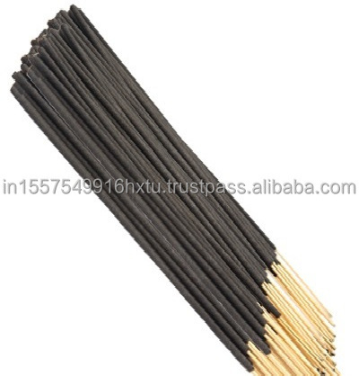 Best quality   selling 9 Inch Raw black incense sticks in 1kg bundle pack as bulk packing at wholesale price unscented incense