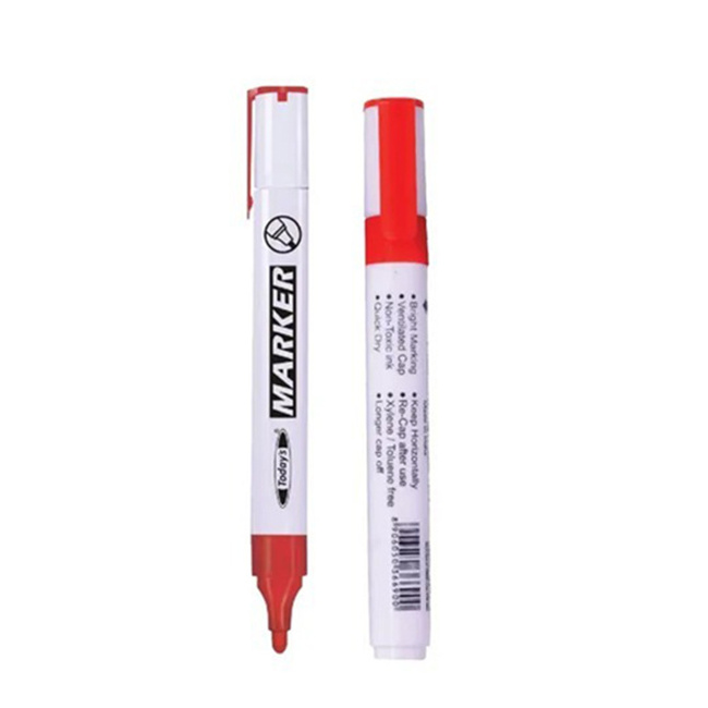 White Board colour marker Customized Polyester tip Stylish design white & coloured liquid chalk marker pen