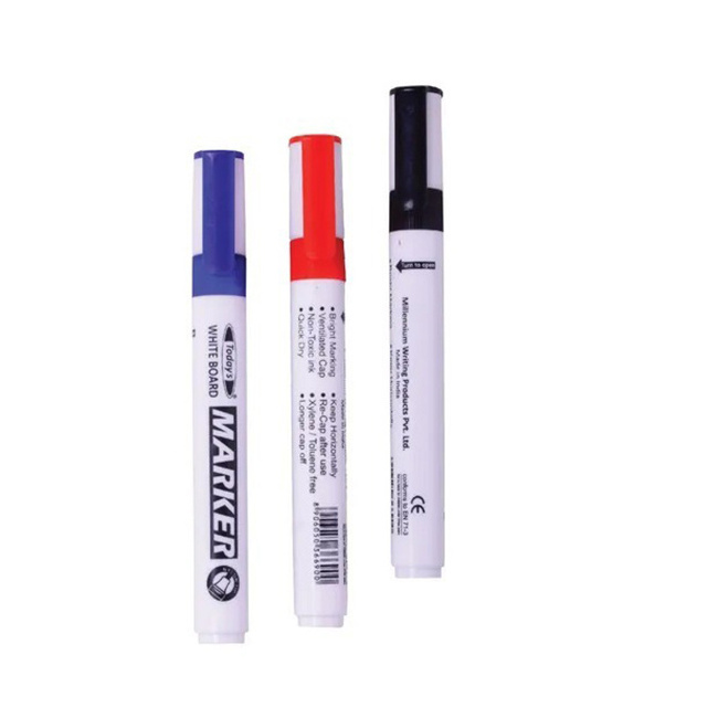 White Board colour marker Customized Polyester tip Stylish design white & coloured liquid chalk marker pen