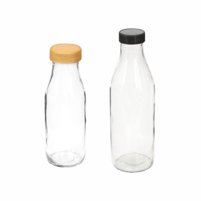 200 ml and 500 ml sauce bottle in transparent and colours glass bottles with multi colour lug and screw cap