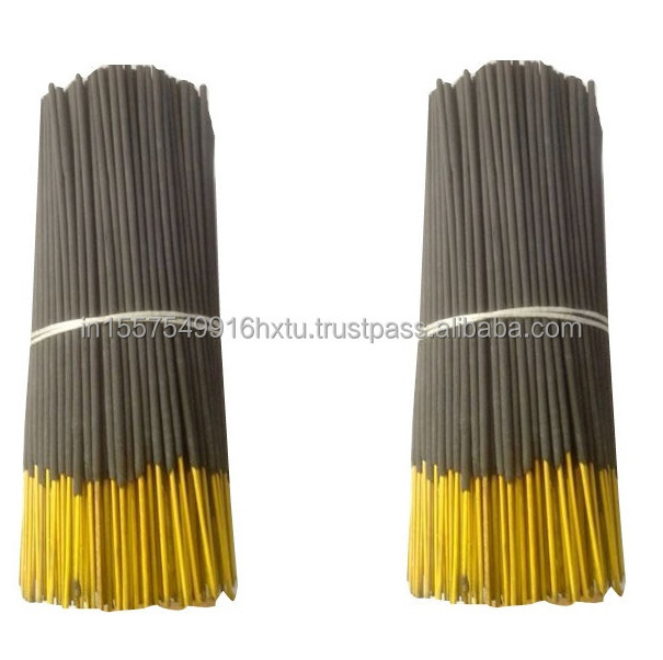 9 Inch Raw black incense sticks in 1kg bundle pack as bulk packing at wholesale price unscented incense from India