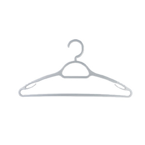 Customised Section Hanger size 432 x 220 x 40 mm lacquer smooth feel  Garments Plastic Hangers