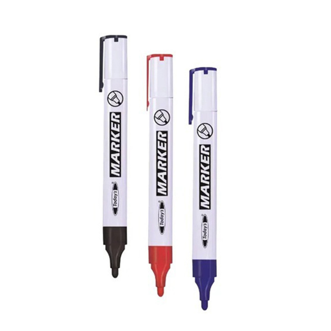 White Board colour marker Customized Polyester tip Stylish design white & coloured liquid chalk marker pen