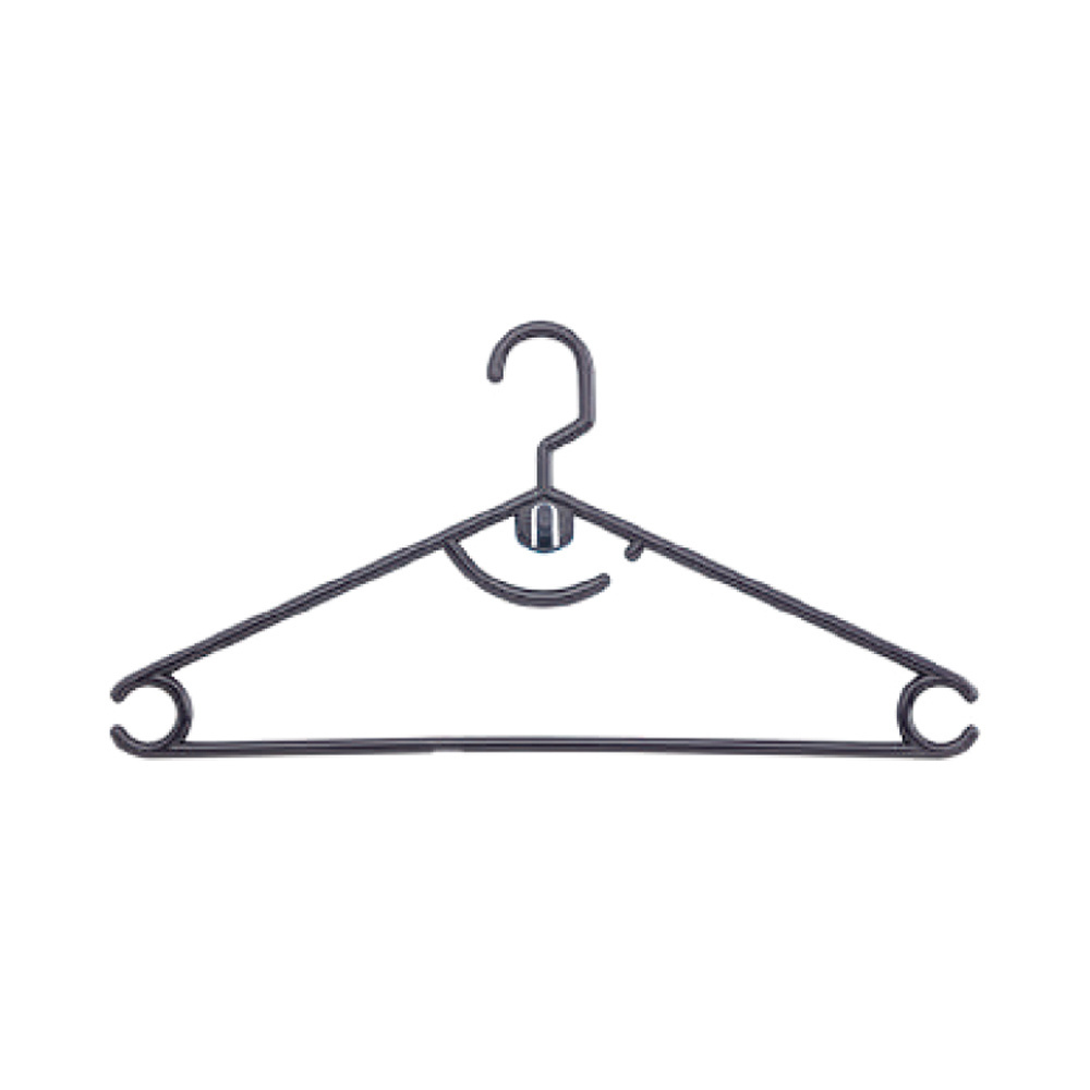 Customised Section Hanger size 432 x 220 x 40 mm lacquer smooth feel  Garments Plastic Hangers