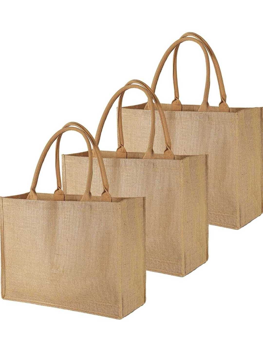 Best selling Jute bags for daily usage available in best packing  size 16 inches * 12 inches easy to wash with high quality