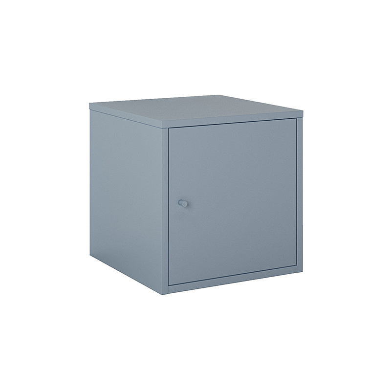 home cabinet steel square cabinet household furniture bedside steel single door student toys storage metal locker cabinet