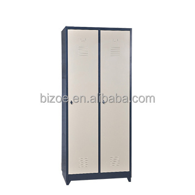 Best Sale Bedroom 2 Door Metal Locker Steel Furniture Iron Almirah Cupboard Designs