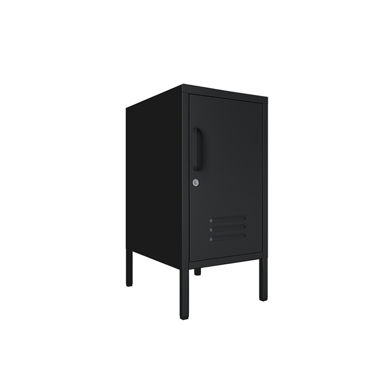 Wholesales Bed Stand Furniture Metal Cabinet Fashion Custom Steel single door storage cabinet  for Living Packing Room