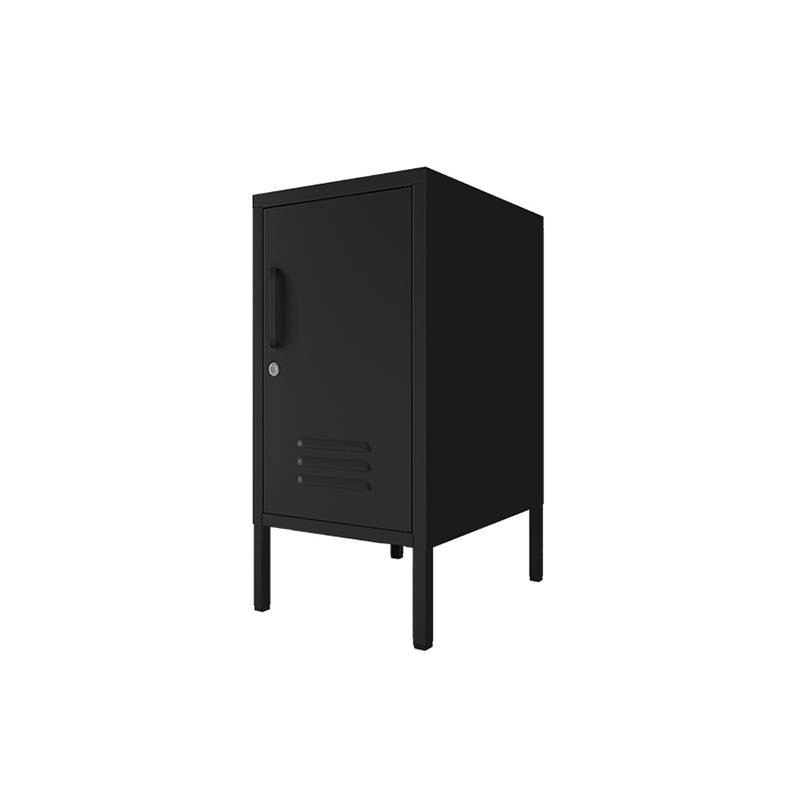 Wholesales Bed Stand Furniture Metal Cabinet Fashion Custom Steel single door storage cabinet  for Living Packing Room