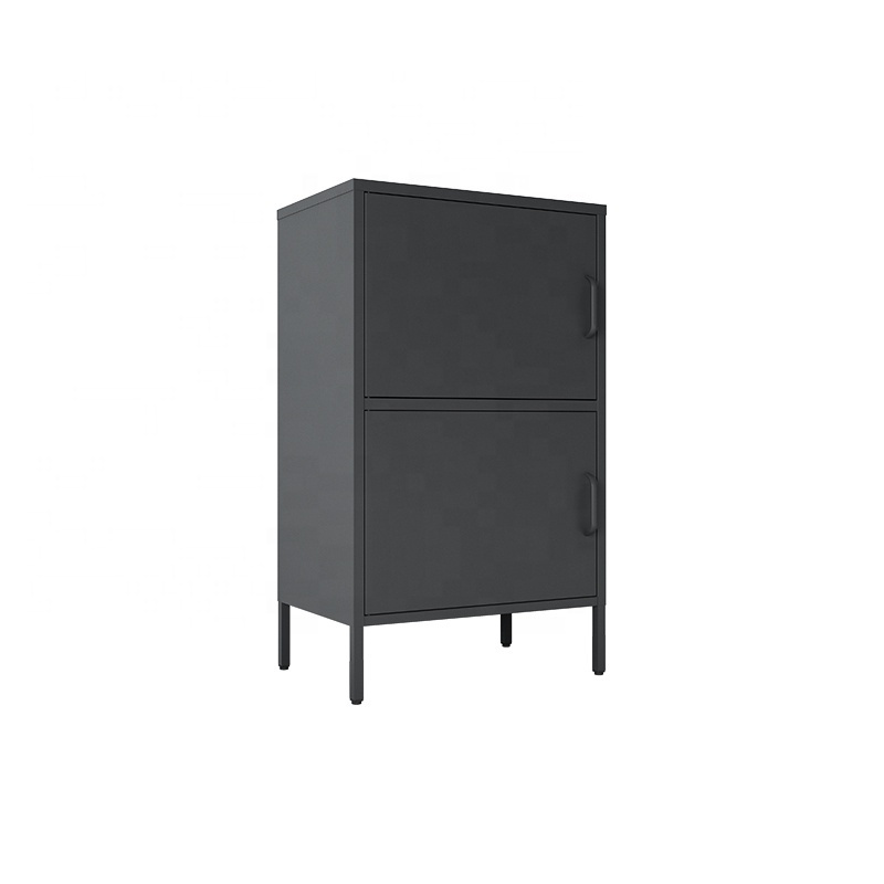 Modern  Furniture black Color Metal Cabinet Fashion Custom Steel storage cabinet for Living Packing Room