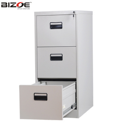 Metal vertical steel lateral 3 drawer storage cabinet filing design file cabinet/Document/Folder anti-tilt system