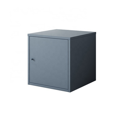 home cabinet steel square cabinet household furniture bedside steel single door student toys storage metal locker cabinet