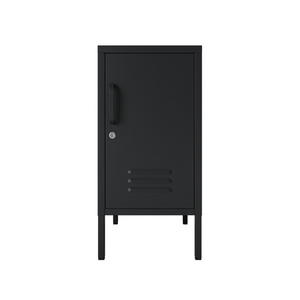 Wholesales Bed Stand Furniture Metal Cabinet Fashion Custom Steel single door storage cabinet  for Living Packing Room