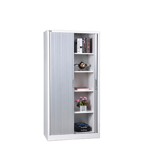 High quality vertical roller shutter cupboard door steel storage cabinet for papers,data medium storage  metal