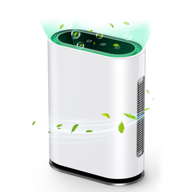 3-in-1 filter with HEPA air purifier sleep mode removes dust and smoke