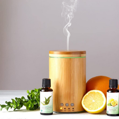 Aromatherapy water diffuser for home air humidifier bamboo aroma diffuser