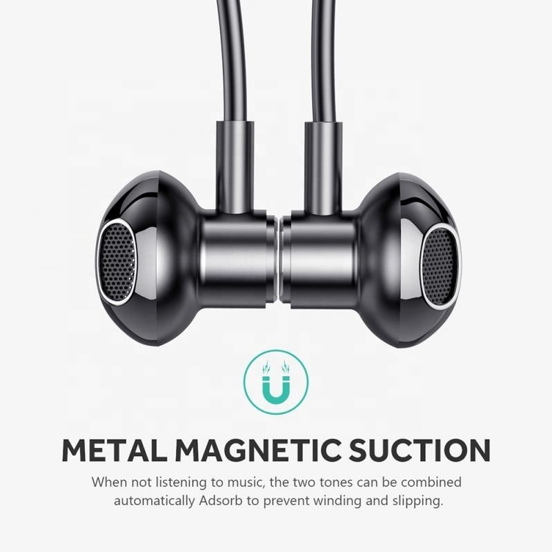 Wireless Neckband Earbuds with TF Card Slot 100 Hours Playtime Bluetooths Neck Headset USB-C Fast Charging Noise Cancelling