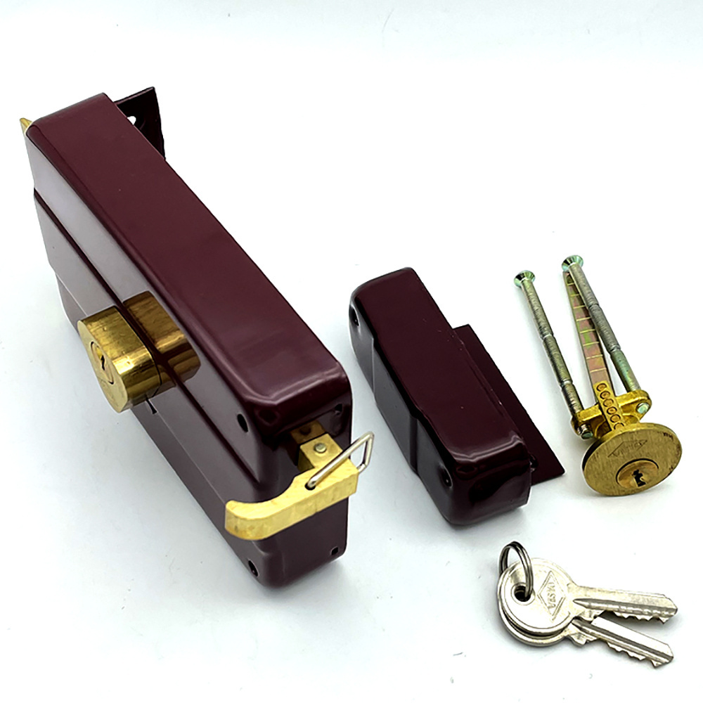 Classical Brass lock cylinder door rim gate lock