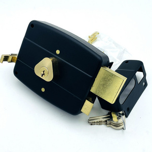 540.12 brass cylinder anti theft door rim lock