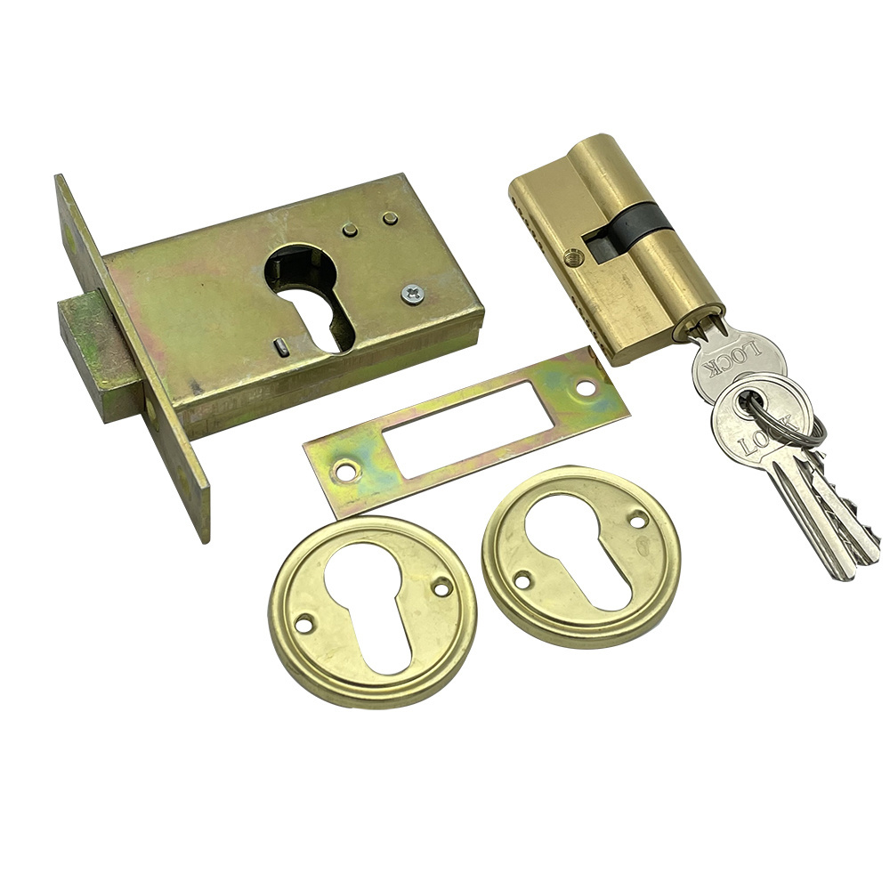 Classical  Deadbolt Mortise Door Lock Kit with Cylinder and Key