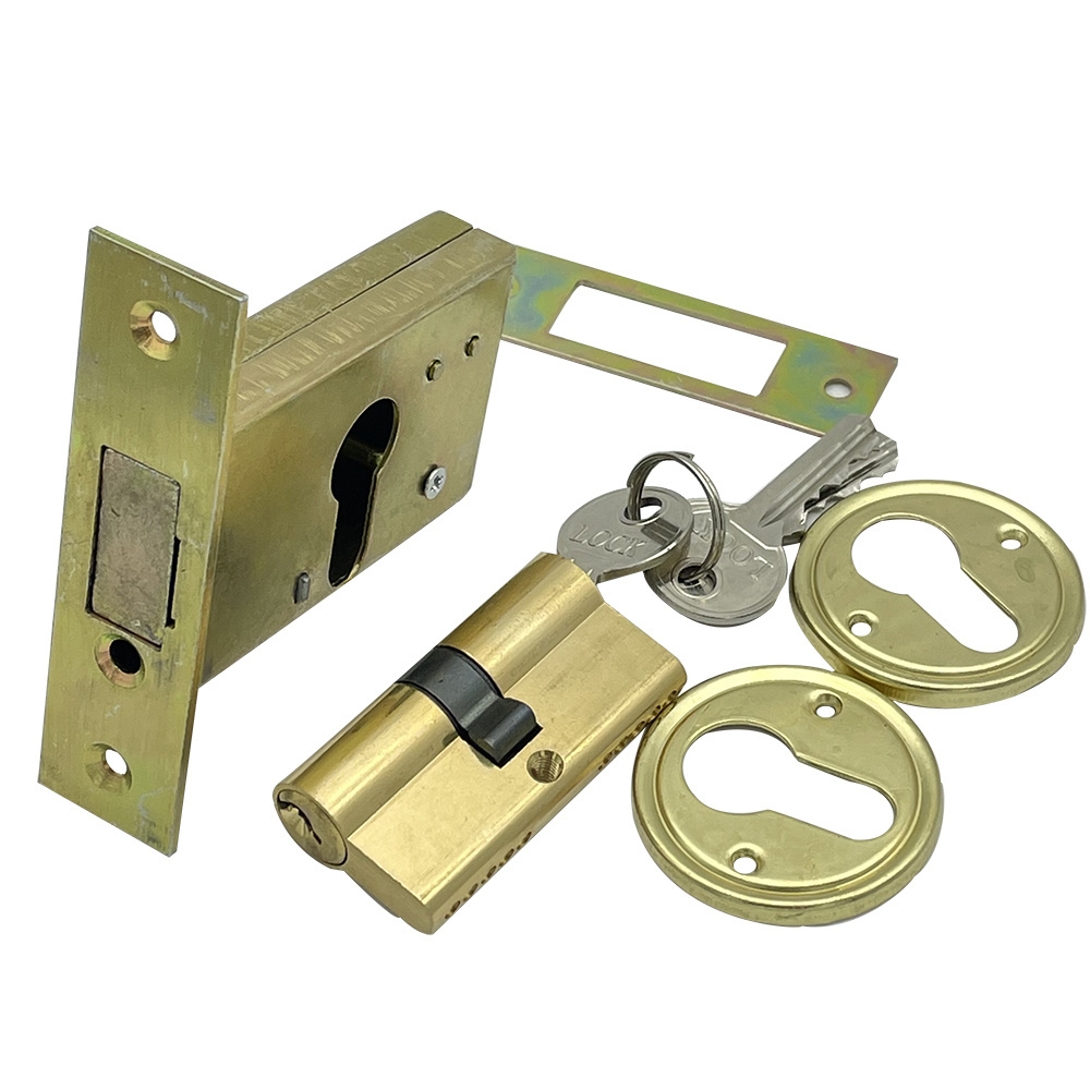 Classical  Deadbolt Mortise Door Lock Kit with Cylinder and Key