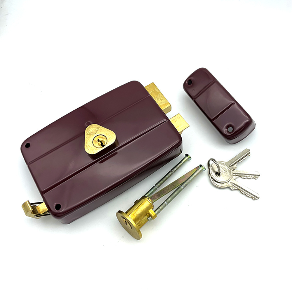 Classical Brass lock cylinder door rim gate lock