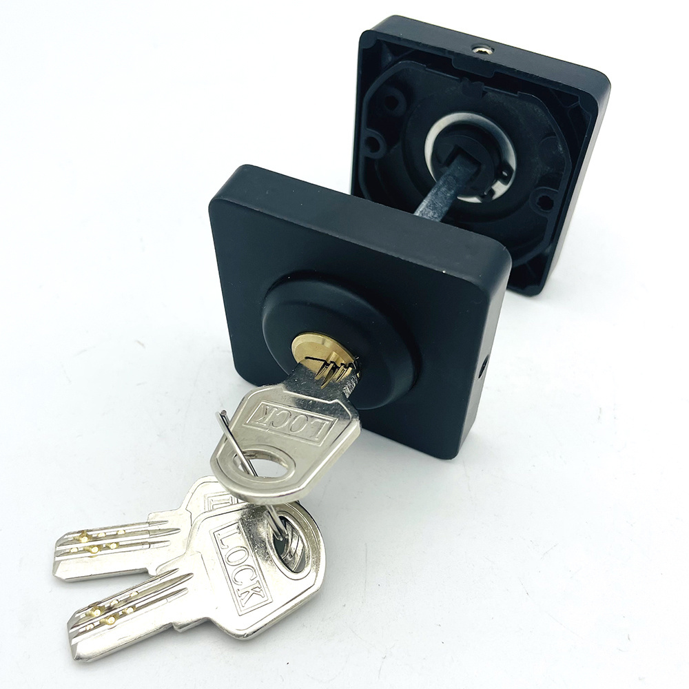 Smart Single cylinder Security  Square deadbolt lock set with  flat keys