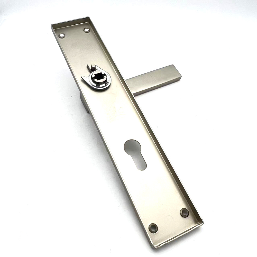 85mm Cylindrical Iron Plate Aluminium Entrance Front door handle