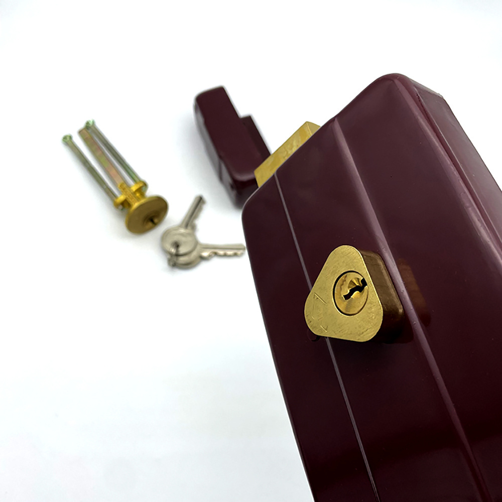 Classical Brass lock cylinder door rim gate lock