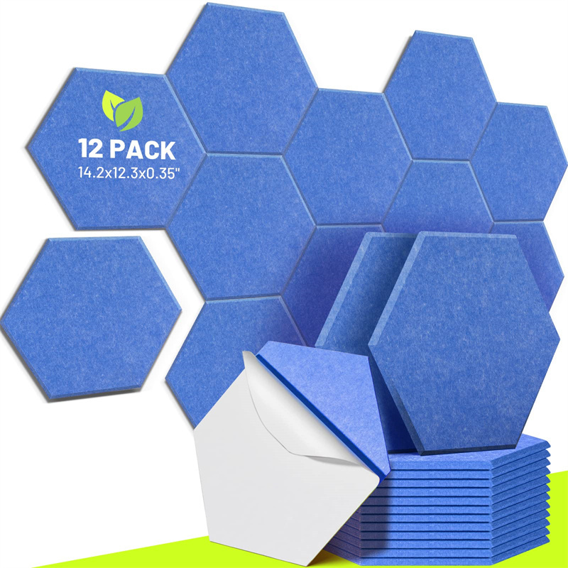 treatment felt tiles and sound proof wall acoustic panels blue pet felt wall panels soundproof adhesive