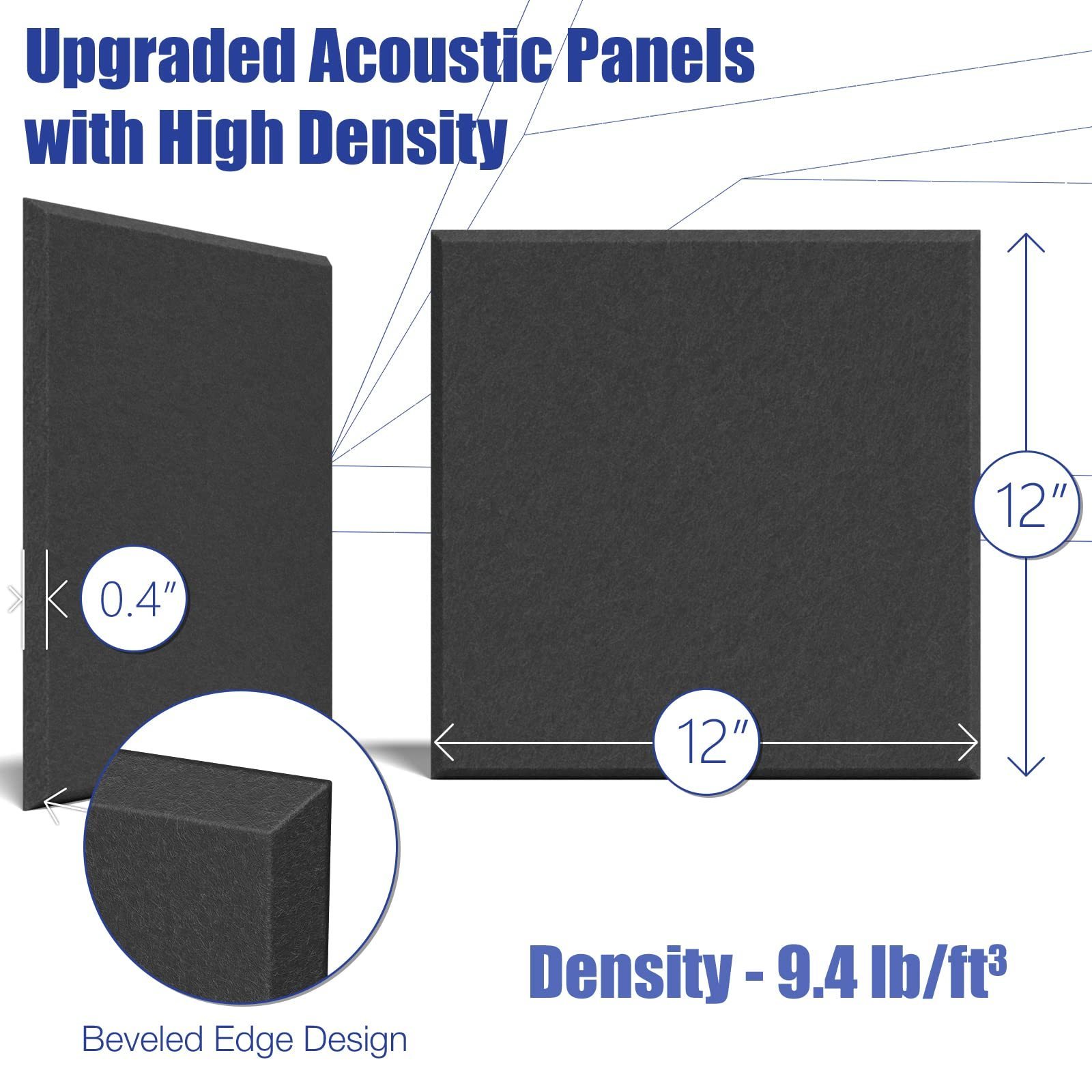 Acoustic Panels Self-Adhesive 12