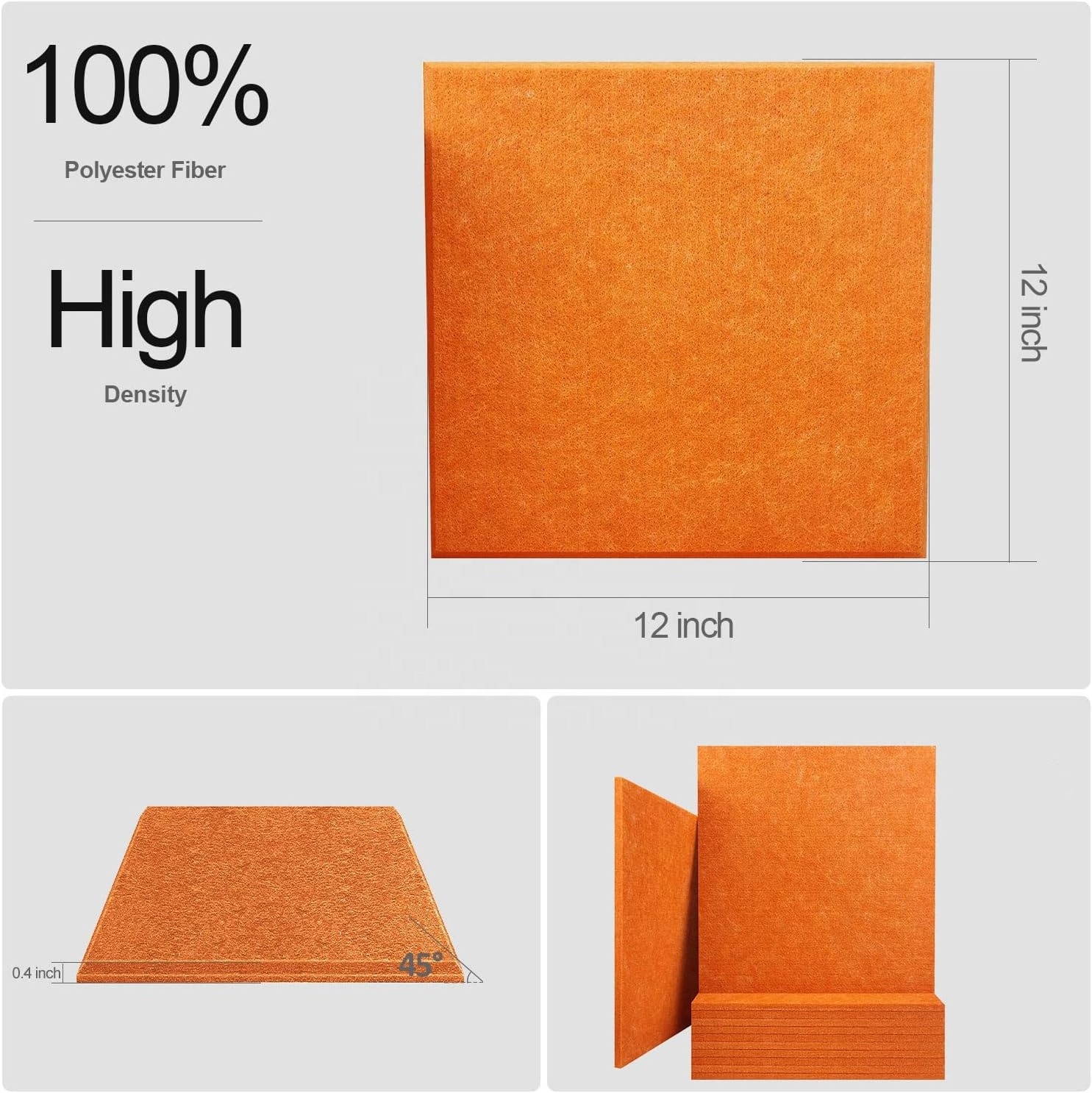 Sound Proof Padding Soundproofing Absorption Panel Professional Acoustic Foam Panels Acoustic Panels